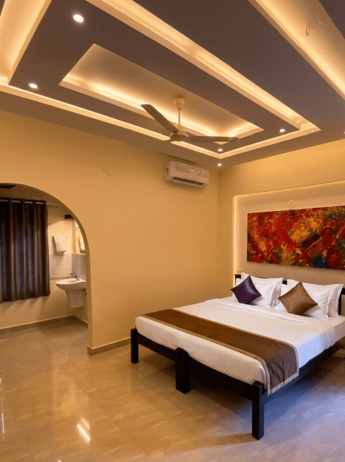 bedroom yoga retreat kerala